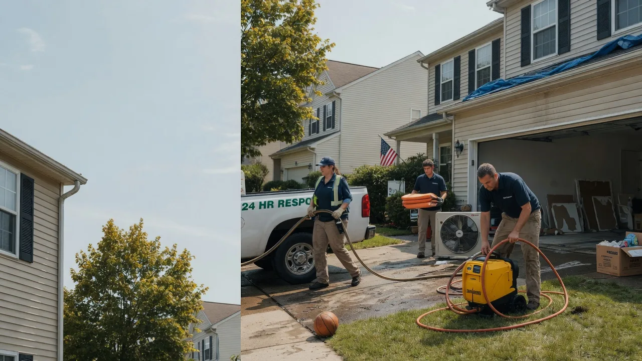 Emergency Water Damage Restoration in Bunker Hill, IN near me